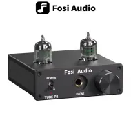 Fosi Audio P2 integrated Portable Headphone Amplifier Vacuum Tube Amp Mini HiFi Stereo Audio with Low Ground Noise for Headphone