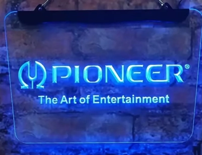 Pioneer The Art Of Entertainment Simulated Neon LED Sign