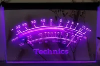 Technics VU Meter Simulated Neon LED Sign